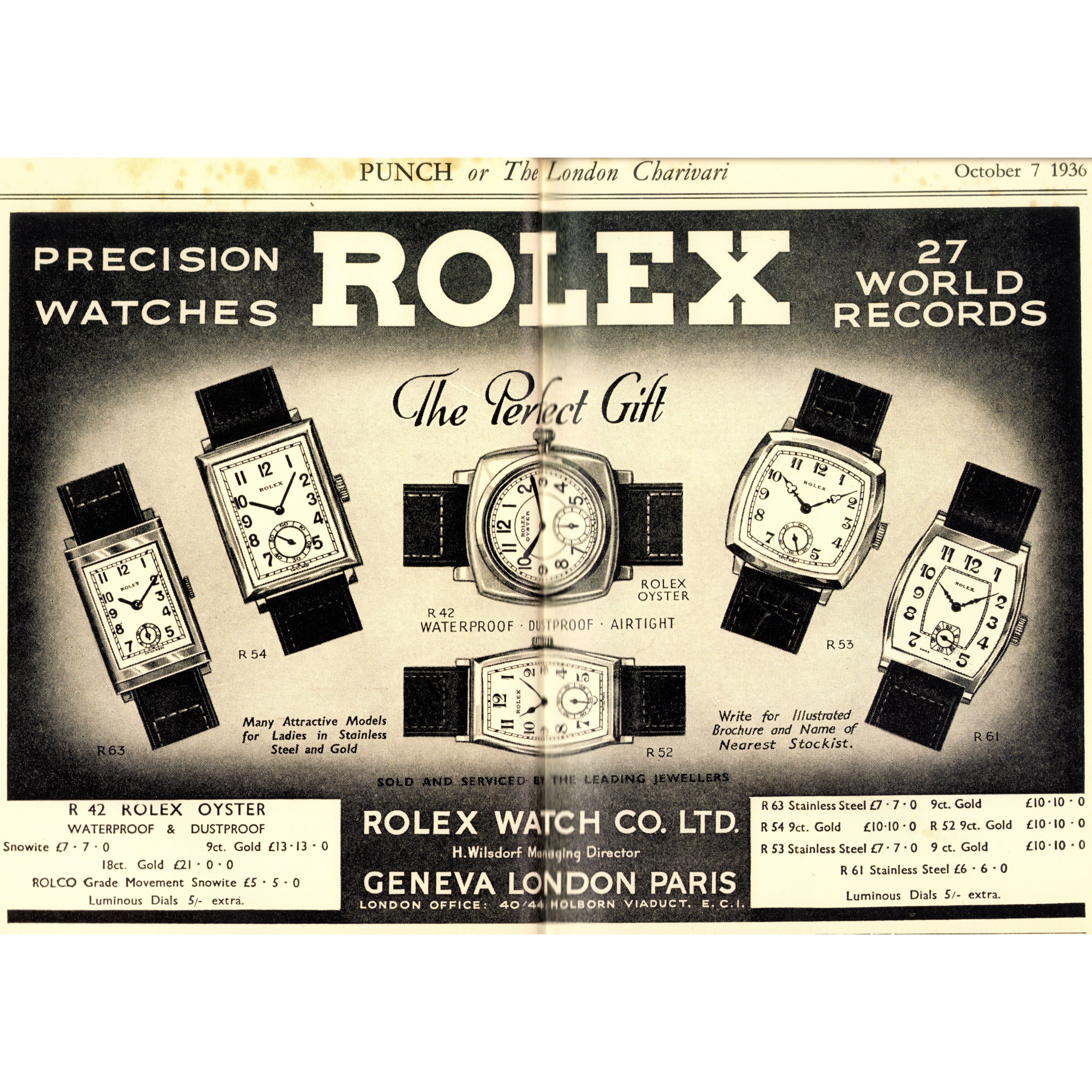 Rolex London Aritake Collection