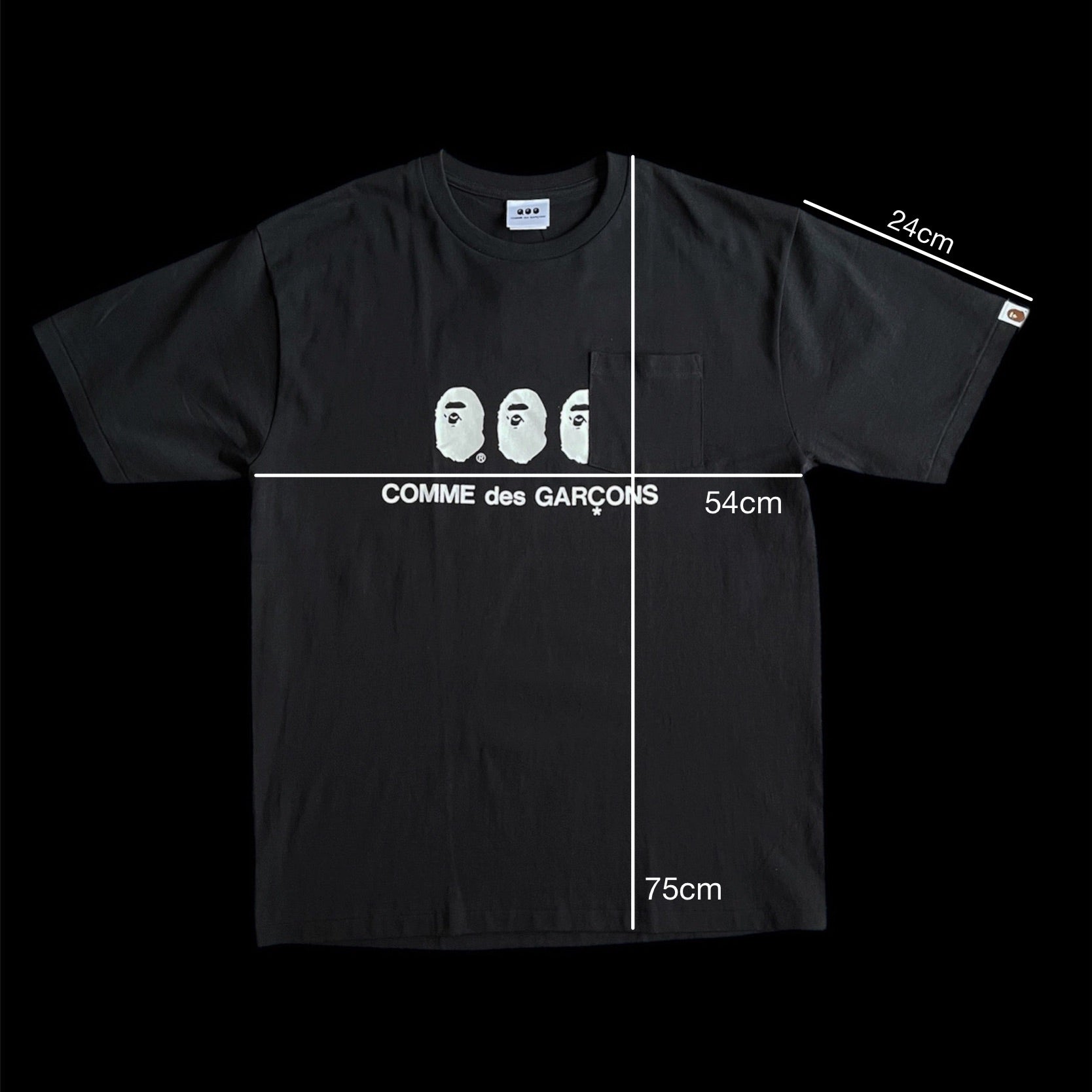 BAPE x Comme des Garçons T-Shirt (XL)